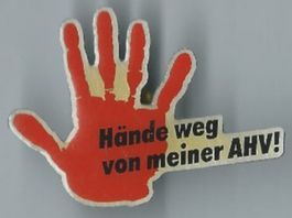 Hände weg von meiner AHV! Pin