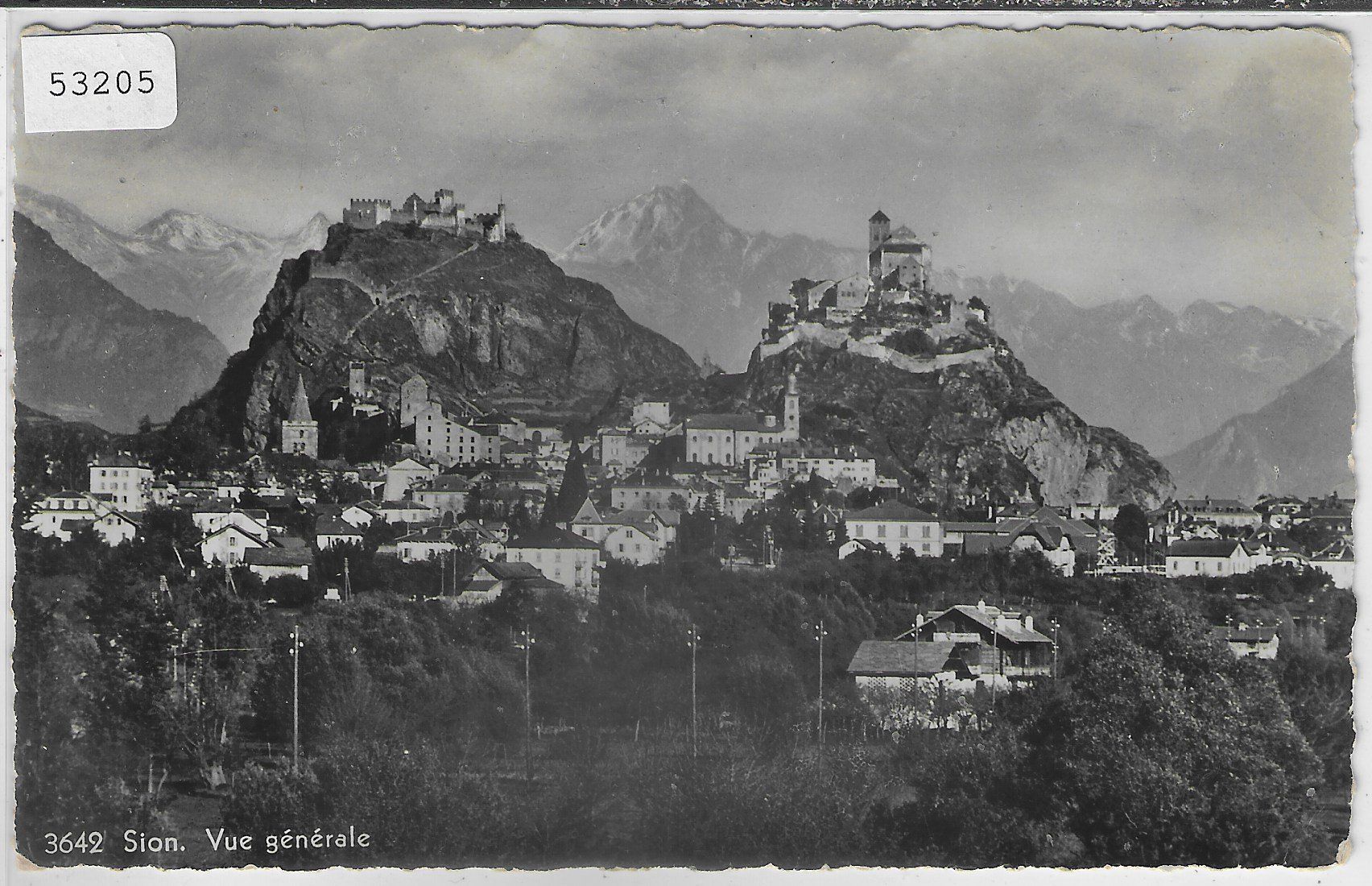 Cartes postales: Sion  - Vue generale – D'occasion à Ettingen par Kartenplanet