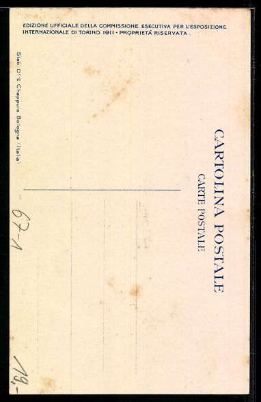 Cartoline postali: sign. A. de Karolis: Turin, Internationa – Usato da Berlin venduto da bartko-reher 1
