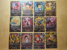 12x Dragon Ball Super Fusion World SR-Karten Lot – Englisch