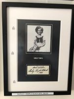 SHIRLEY TEMPLE-BLACK, AUTOGRAMM - Passepartout / COA !