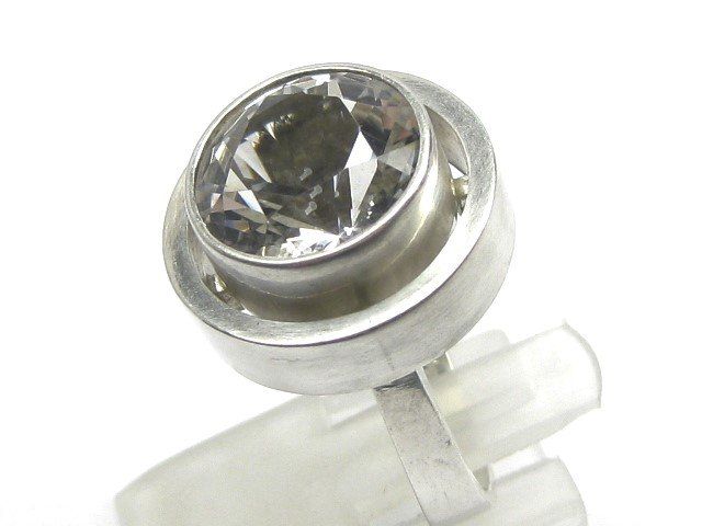 Anelli: Vintage Silber Ring 925 / Bergkristall / Gr. 54 – Usato da Ermatingen venduto da Decovin 3