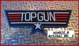 NEUER  TOP GUN Fliegerschule Patch / Badge