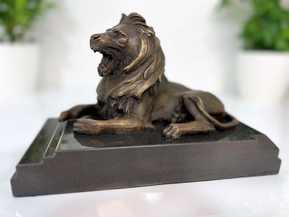 BRONZE SKULPTUR LÖWE Antoine-Louis Barye (Gebraucht) in Weggis für CHF ...