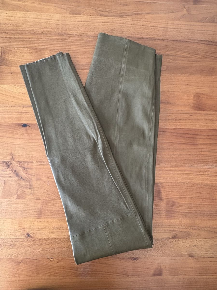 Leggings: Lederleggings Mos Mosh olivgrün – Neu (gemäss Beschreibung) aus Gossau SG von Mauri34