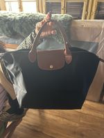 Original Longchamp Le Pliage Grösse M schwarz