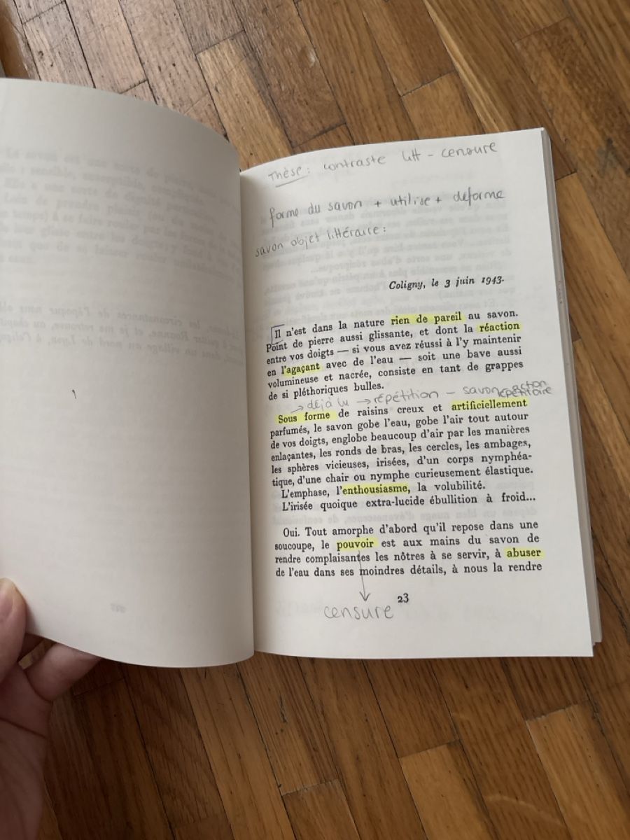 Libri: Francis Ponge: Le savon ; Le parti pris des choses – Usato da Le Grand-Saconnex venduto da mar_wby6 7