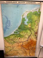 Belgien Holland Luxemburg BENELUX Schulkarte