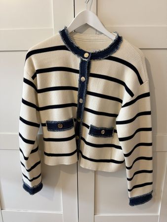 Sandro gestreifte Jacke 
