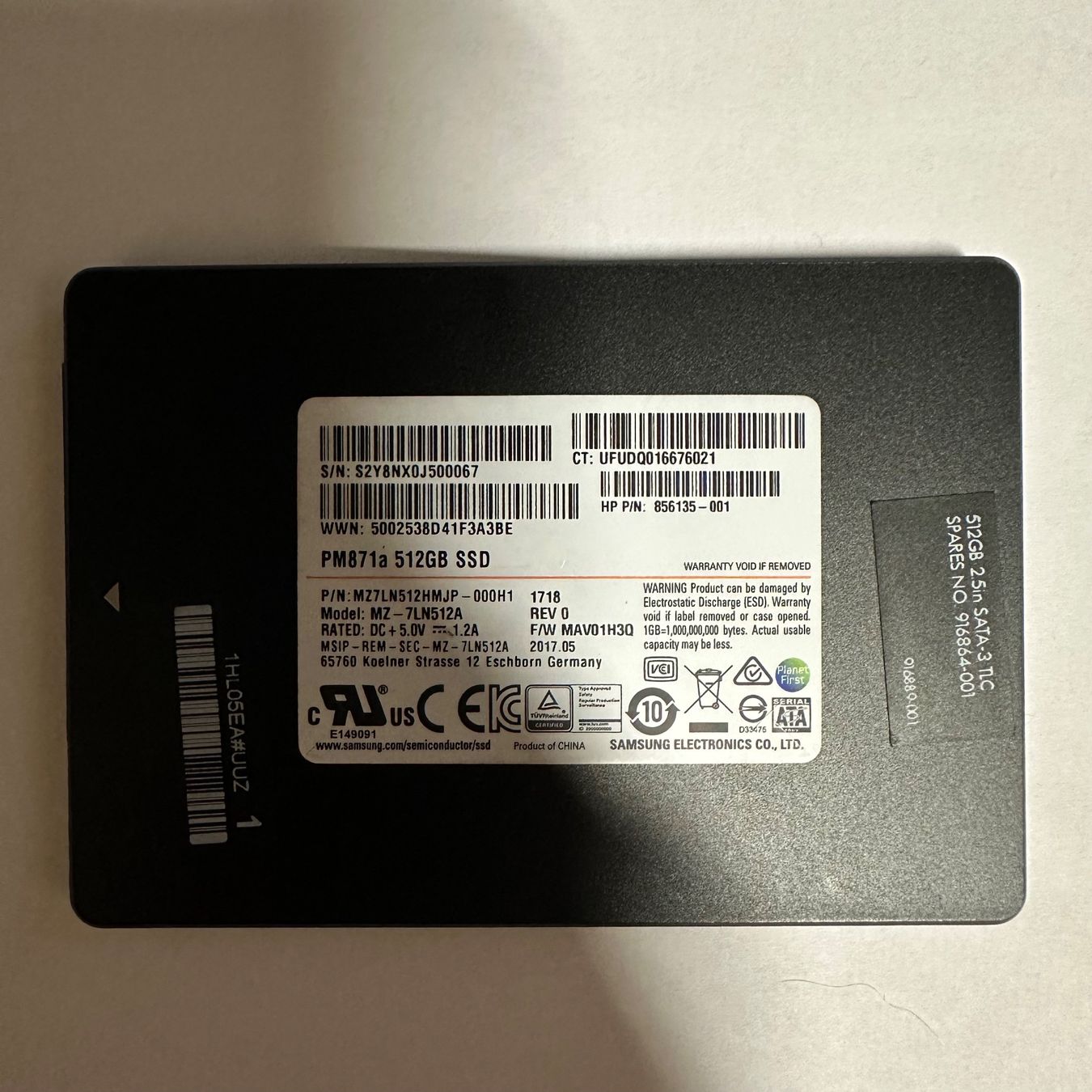 Samsung Disques durs: 512GB Samsung SSD – D'occasion à St. Gallen par RadiumSKX