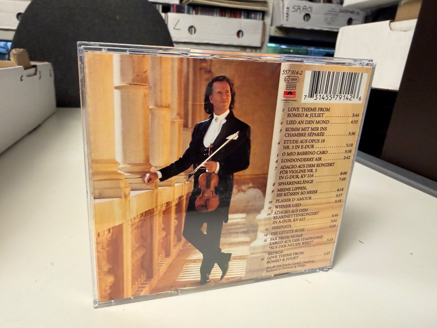 CD: André Rieu - Romantic Moments - SRA05A – Usato da Küsnacht ZH venduto da pdproject 1