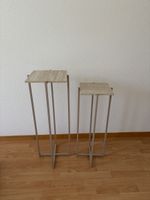 2 Beistelltische beige von Conforama