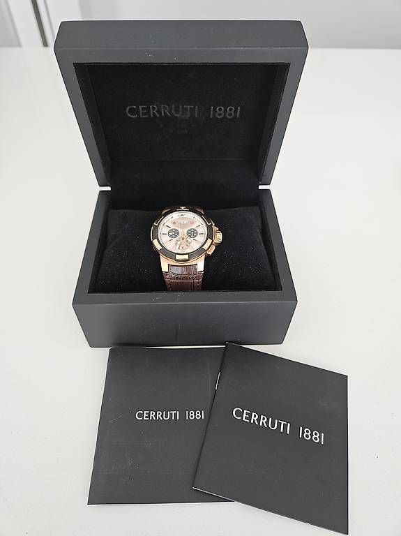 Orologi: Cerruti 1881 Chronograph Ref. 10078-1 (Full Set) – Usato da Dübendorf venduto da ZuluStiefel 1