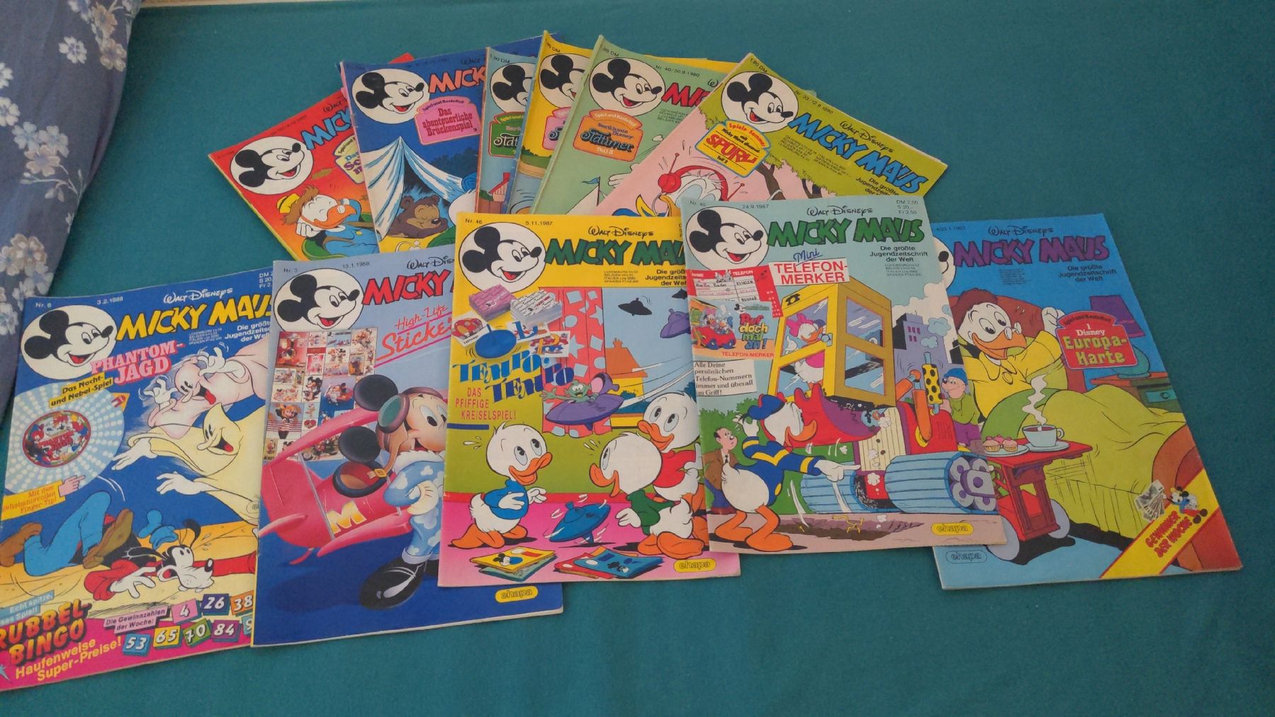 Fumetti: 24x Micky Maus Comics Konvolut - 1980-1990 – Usato da Niederscherli venduto da Mon_Art 4