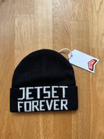 Schwarze JETSET Forever Mütze, neu mit Etikett, Winter