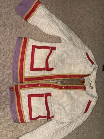 Tory Burch Jacke Blazer Grösse 2 Creme