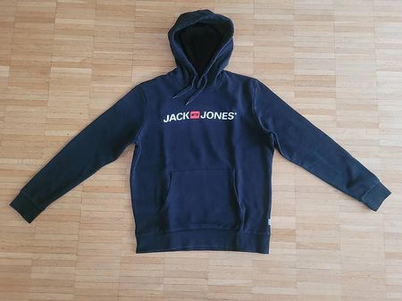 Jack & Jones Kapuzenpulli schwarz Gr. M/L (170/176)