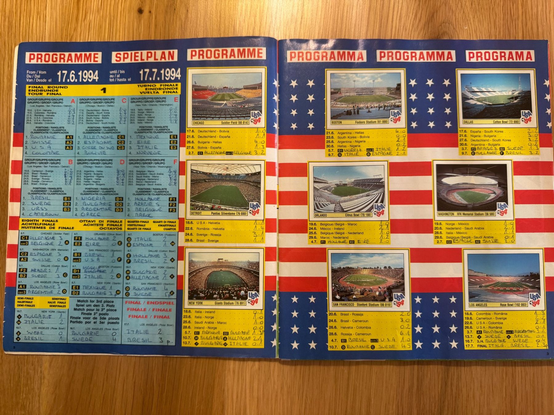 Panini Album: Album Panini USA 94 Complet – Usato da Bussigny venduto da Maxence10 6
