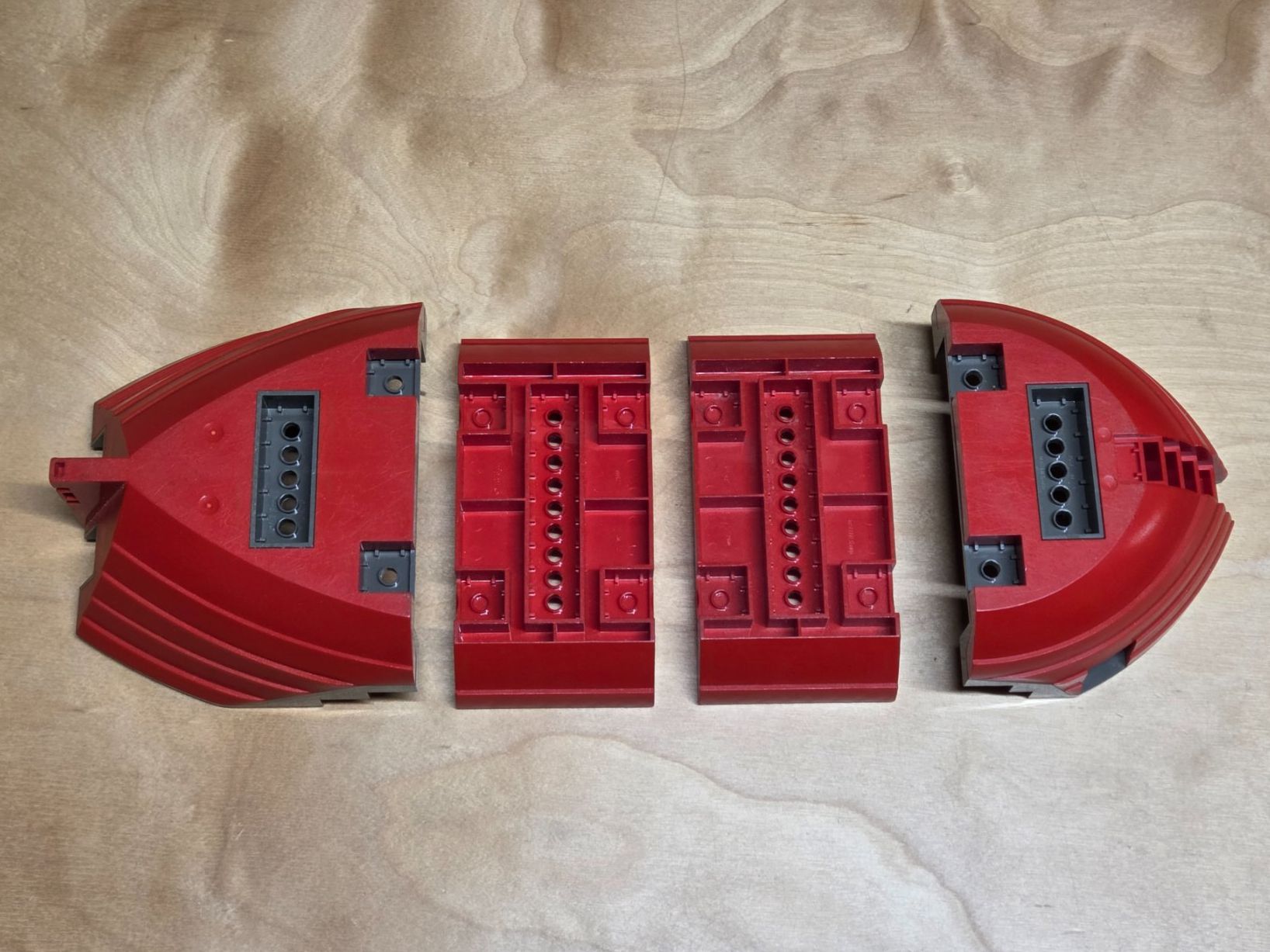 Lego Kit di costruzioni: Lego Rumpf Piratenschiff rot – Usato da Basadingen venduto da NekoBricks 3