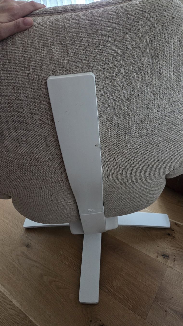 Natuzzi Sessel: Natuzzi Sessel mit Hocker, Stoff, beige, gebraucht – Gebraucht aus Basel von anel.ns83 6