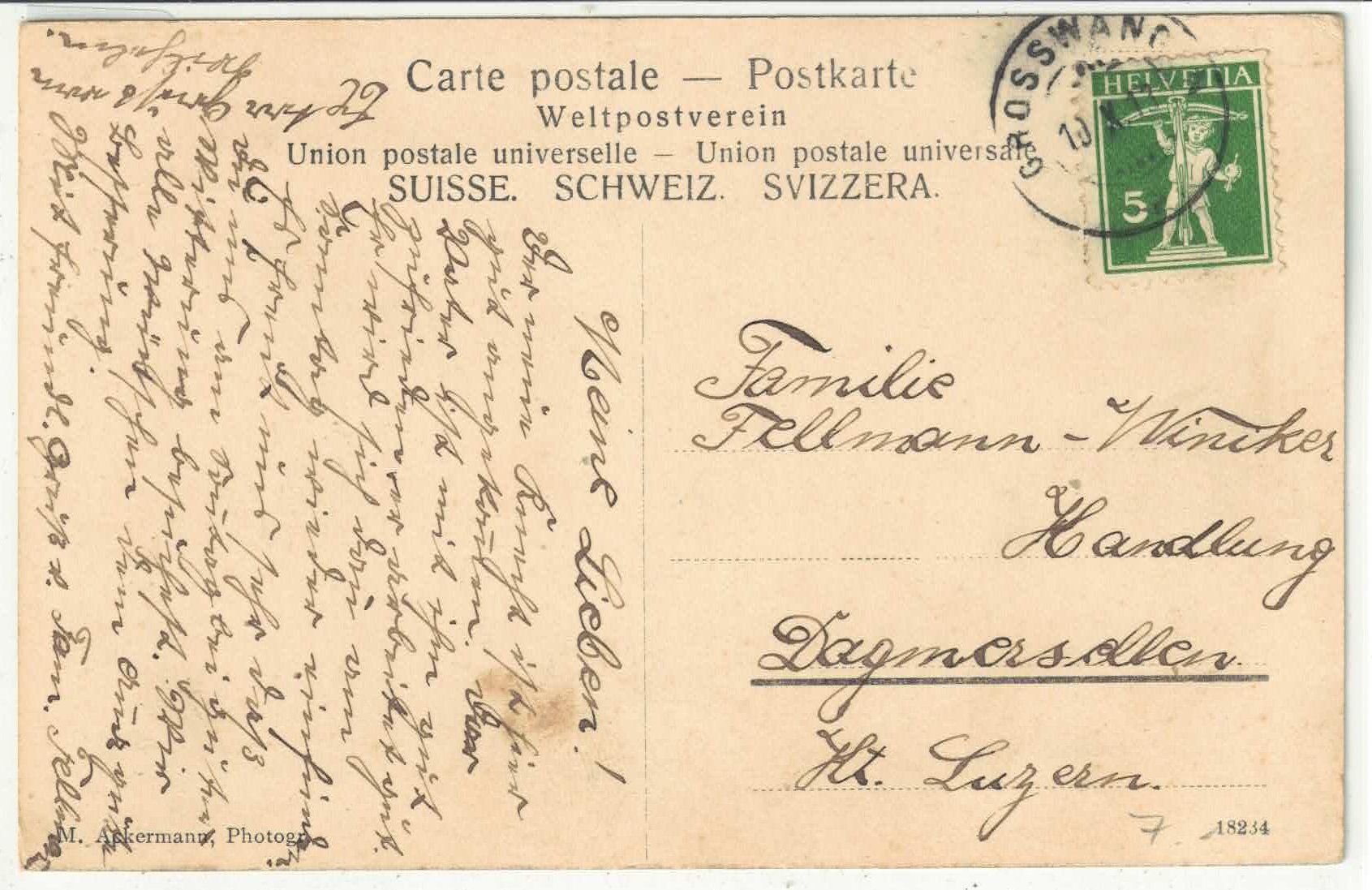 Cartes postales: Grosswangen - Generalansicht – D'occasion à Ettingen par Kartenplanet 1