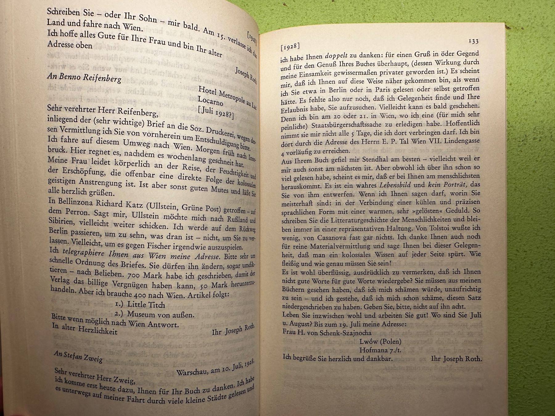 Bücher: Joseph Roth: Briefe 1911 - 1939. – Gebraucht aus Zürich von allp 4