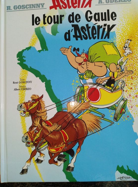 ASTÉRIX LE TOUR DE GAULE EO + figurine Atlas Archives GOSCINNY et