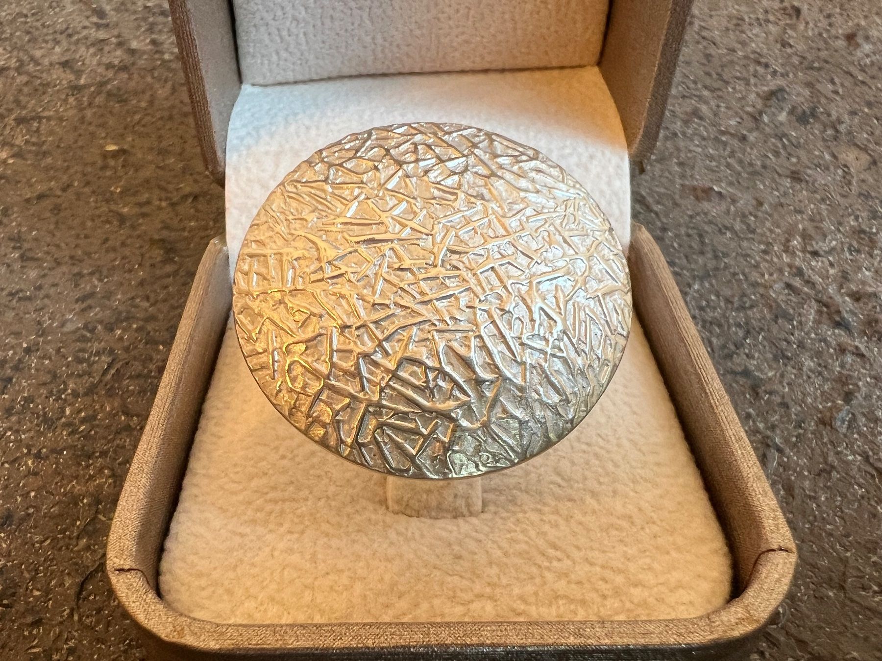 Anelli: Designer Ring - Grösse:  54 - Ringkopf Ø 3cm 925 Silber – Nuovo (secondo la descrizione) da Bern venduto da Jiffy 2