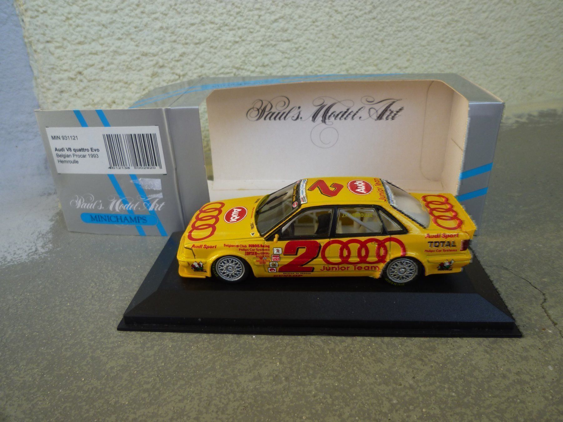 Audi Modellautos: Audi V8 quattro Evo Belgian Procar 1993 – Neu und originalverpackt aus Flawil von Imperiosud 1