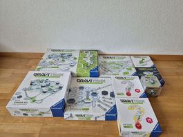 GraviTrax: 2 Starter-Sets, 5 Erweiterungen und 2 Spiele