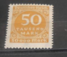 Briefmarke Deutsches Reich 50 Tausend Mark 50000 Mark