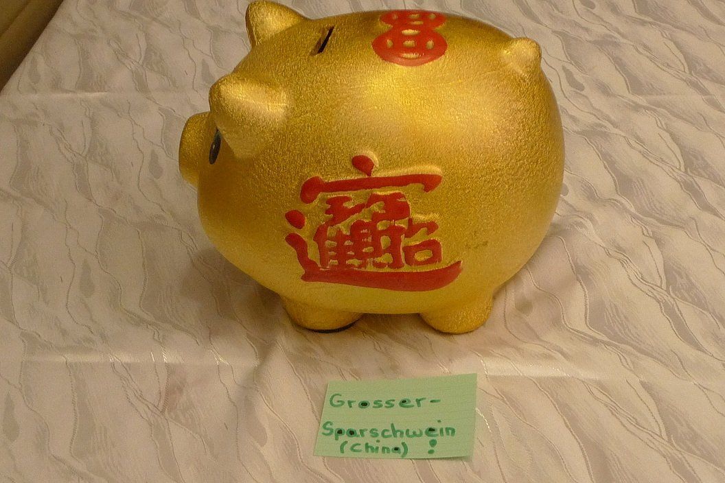 Salvadanai: Grosser Sparschwein (China)! – Usato da Bern venduto da bn1640 1