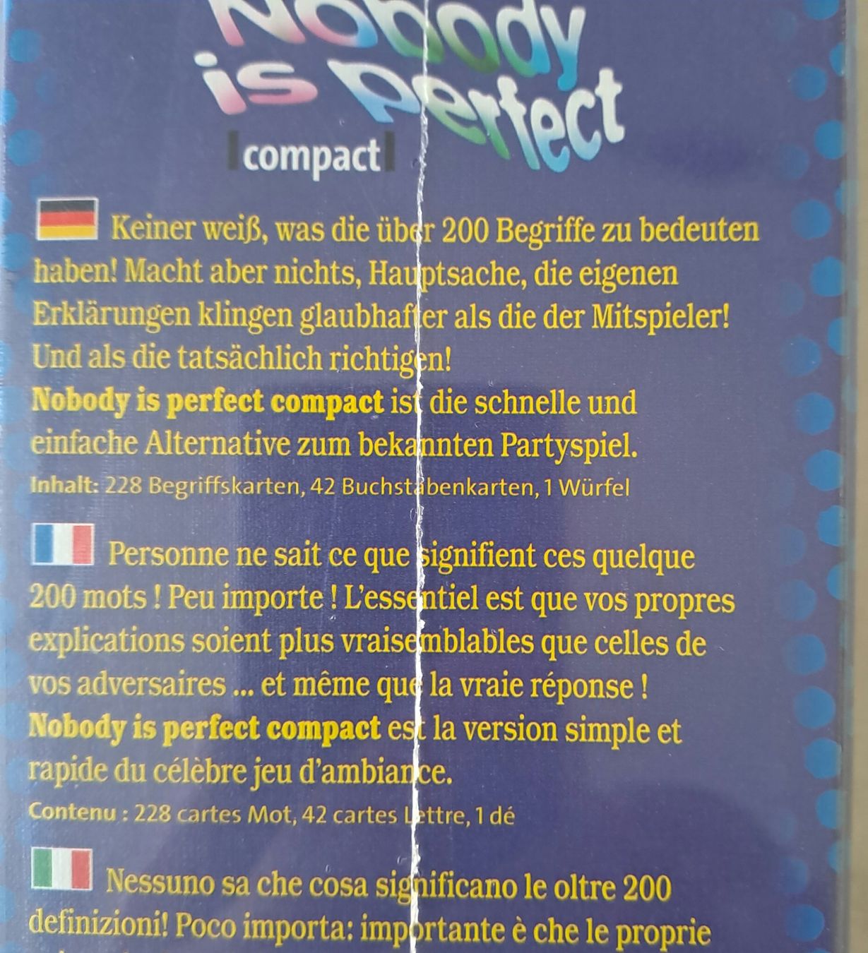 Giochi: Jeux de Societe party Game – Nuovo e nell'imballaggio originale da Le Noirmont venduto da sportboutique 2