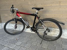 Canyon Fahrrad Velo gebraucht schwarz rot