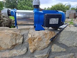 Wasserpumpe leistungsstark 220 Volt - Anschlüsse 1"