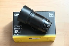 Nikon Nikkor Z 85mm f1.8 S - Mit CH-Garantie bis 2031