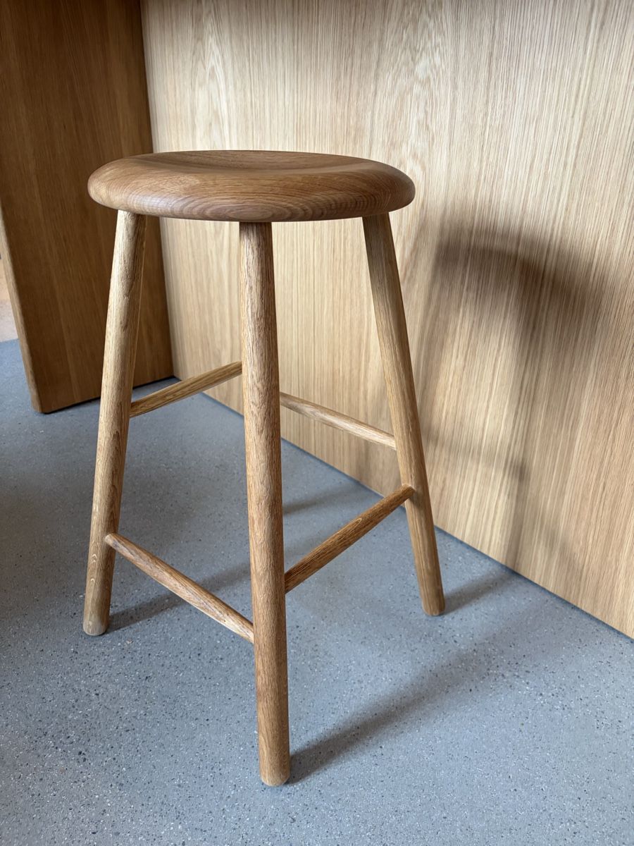 Hocker: 6 Wunderschöne skandinavische Holzhocker Eiche Massiv, Neu – Neu (gemäss Beschreibung) aus Oetwil a.d. Limmat von sisasuse 1