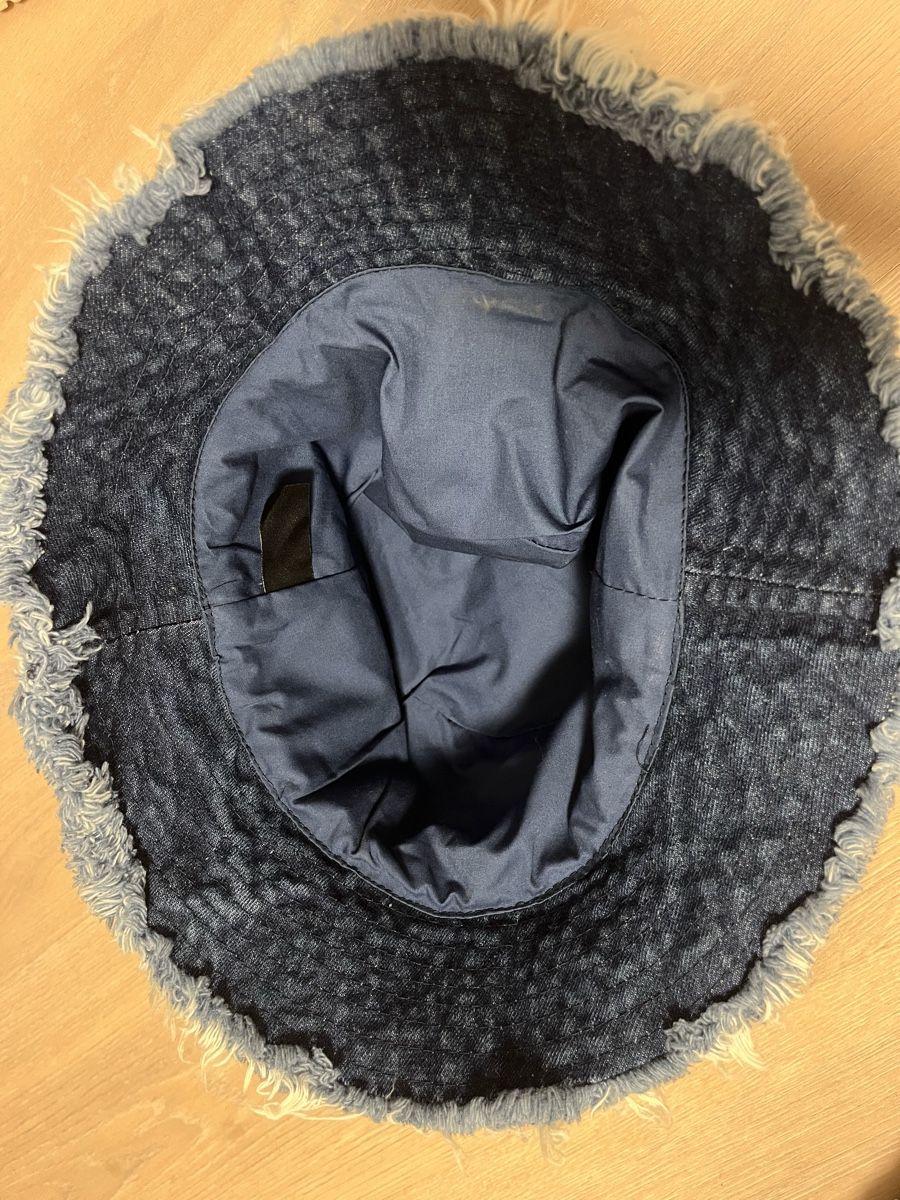Copricapi, berretti & cappellini: Fischerhut denim mit Fransen neu – Nuovo (secondo la descrizione) da Birrwil venduto da vanyboo 2