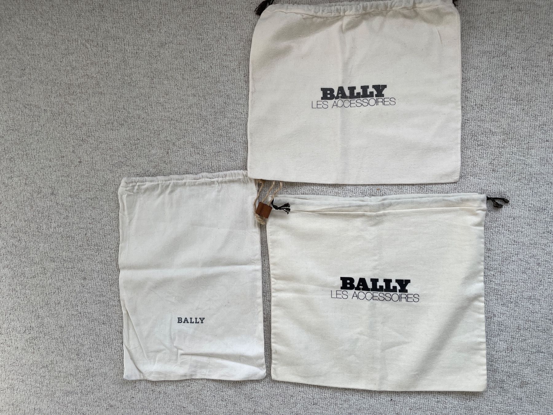 Bally Borse: 3 x Bally Staubeutel – Usato da Zürich venduto da Pamuk04