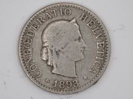 5 rappen 1893