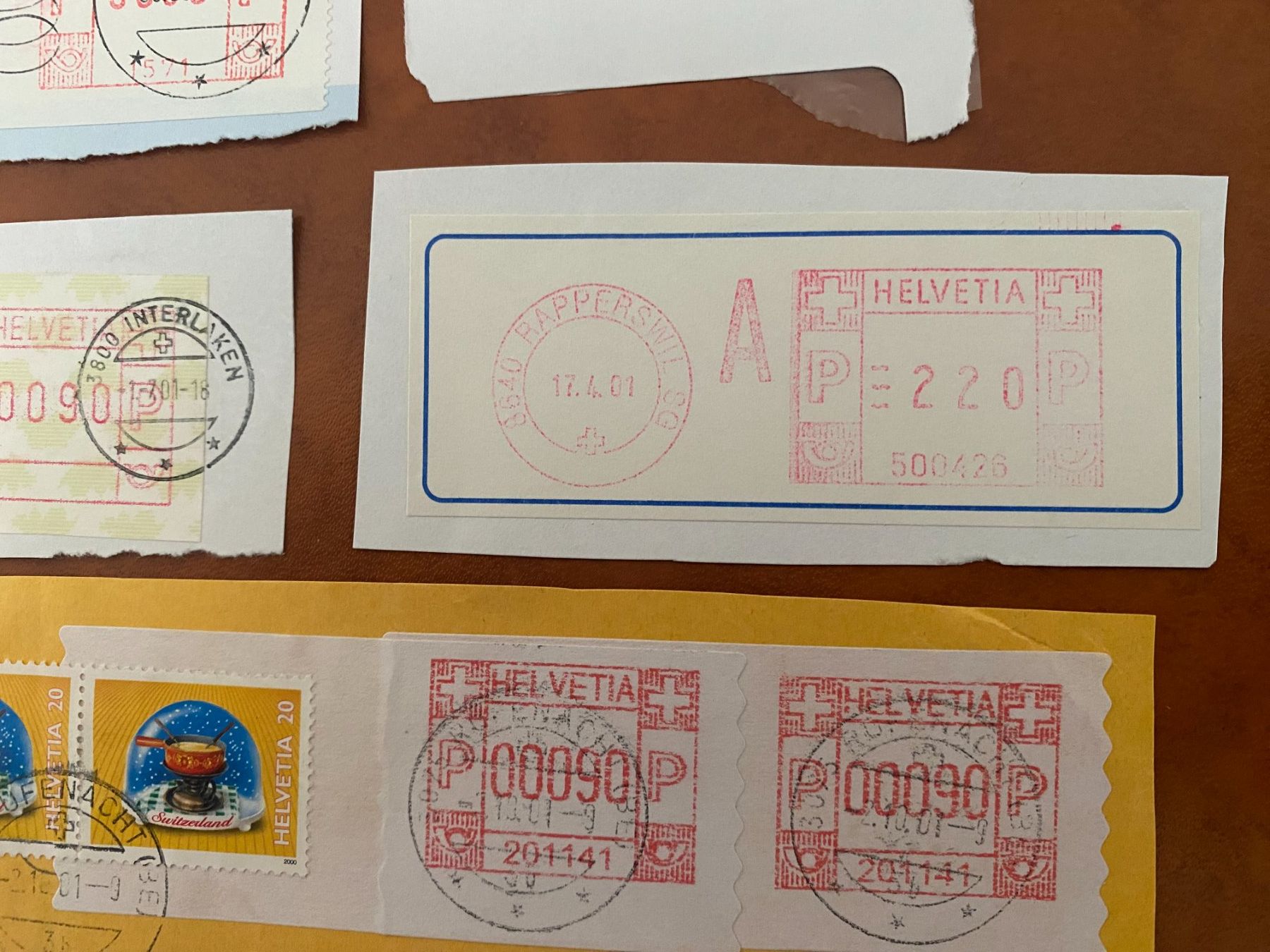Tutti i francobolli: Automatenmarken – Usato da matten b. interlaken venduto da jfran17 4