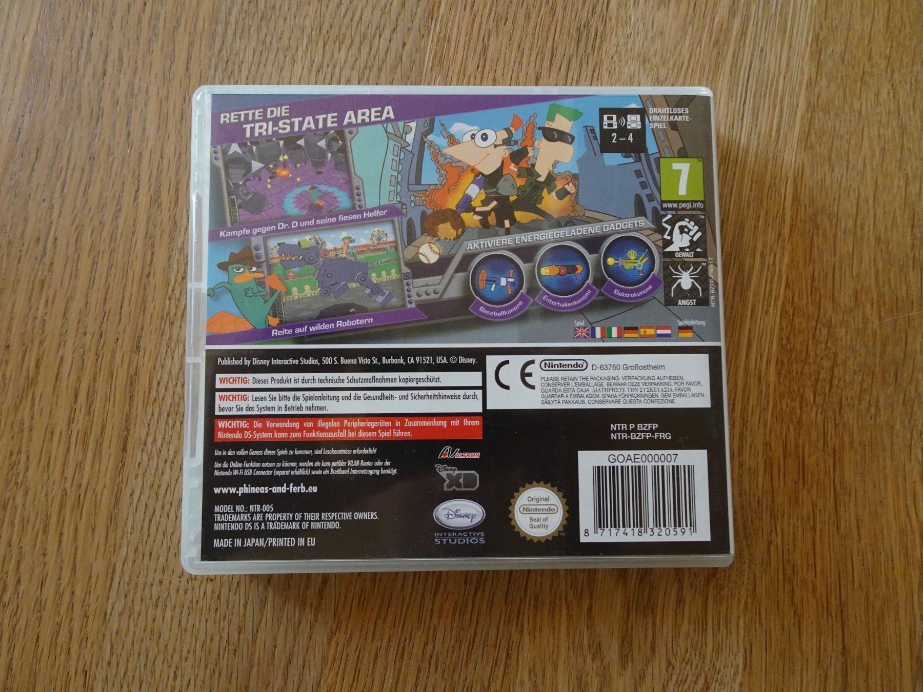 Nintendo Giochi: Nintendo DS Phineas und Ferb Spiel - De22.6 – Usato da Küssnacht am Rigi venduto da Globi-Love 3