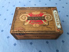 Zigarren – Holzkiste / Box «Gran Manufactura» leer – Vintage