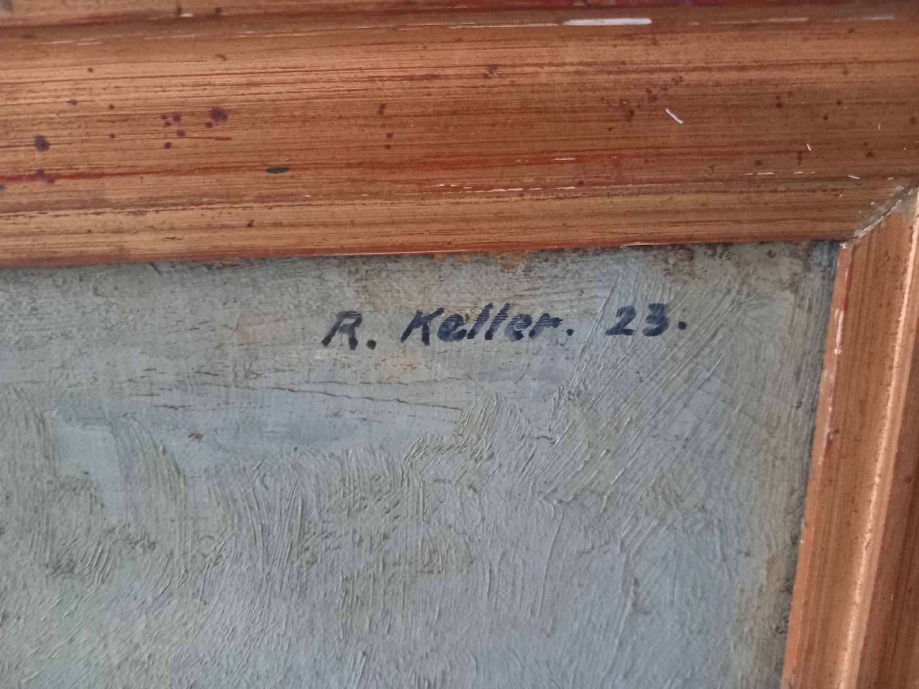 Dipinti: Ölgemälde R. Keller 1923 – Usato da Uitikon Waldegg venduto da pkuster 1