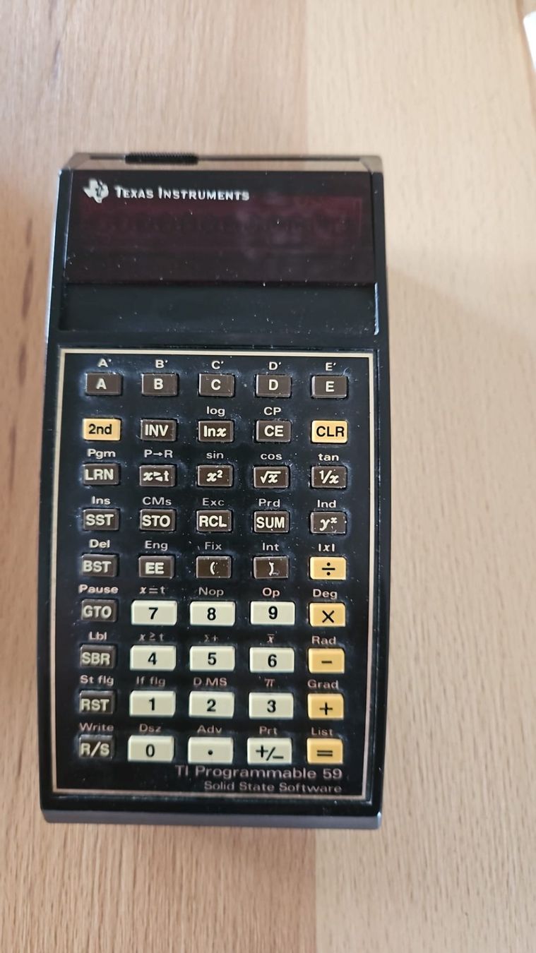 Texas Instruments Calcolatrici tascabili: TI-59, Master Lib Modul,Texas Instruments,Standard Batterien – Usato da Mauren TG venduto da nochbilligerjakob 6