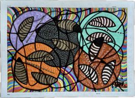 Kokons / C. Steffen / orig. Zeichnung / Outsider Art