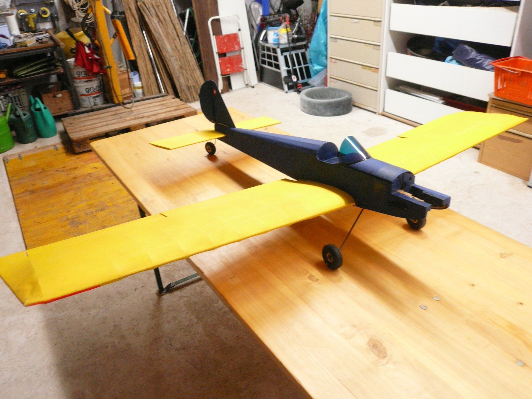 Modellismo RC: RC FLUGZEUG BARNSTORMER 40L SPANNWEITE 1780 – Usato da Pfaffnau venduto da nolff