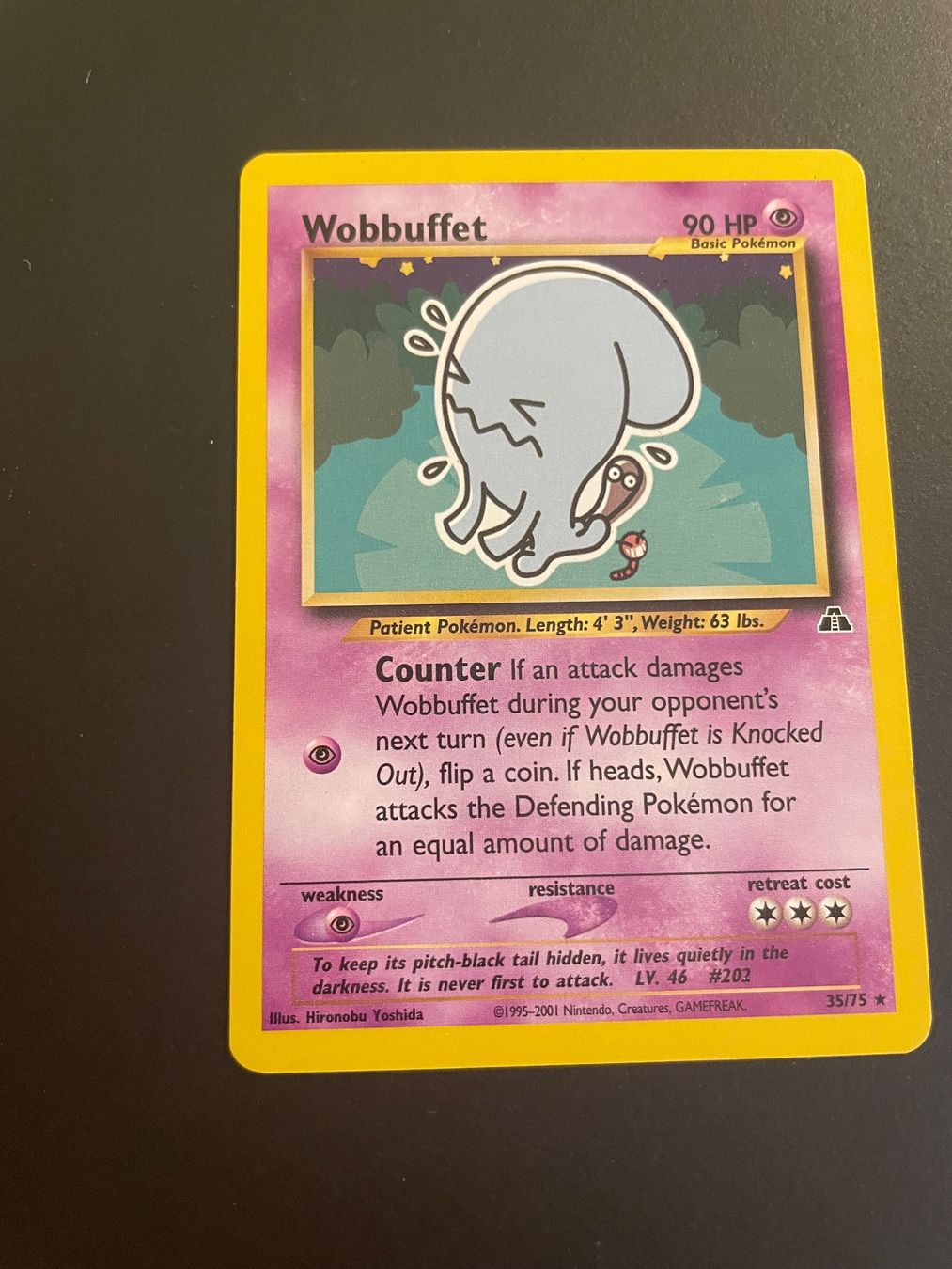 Pokémon Sammelbilder & Trading cards: Wobbuffet 35/75 NEO Discovery – Gebraucht aus Zürich von pokemon_cards