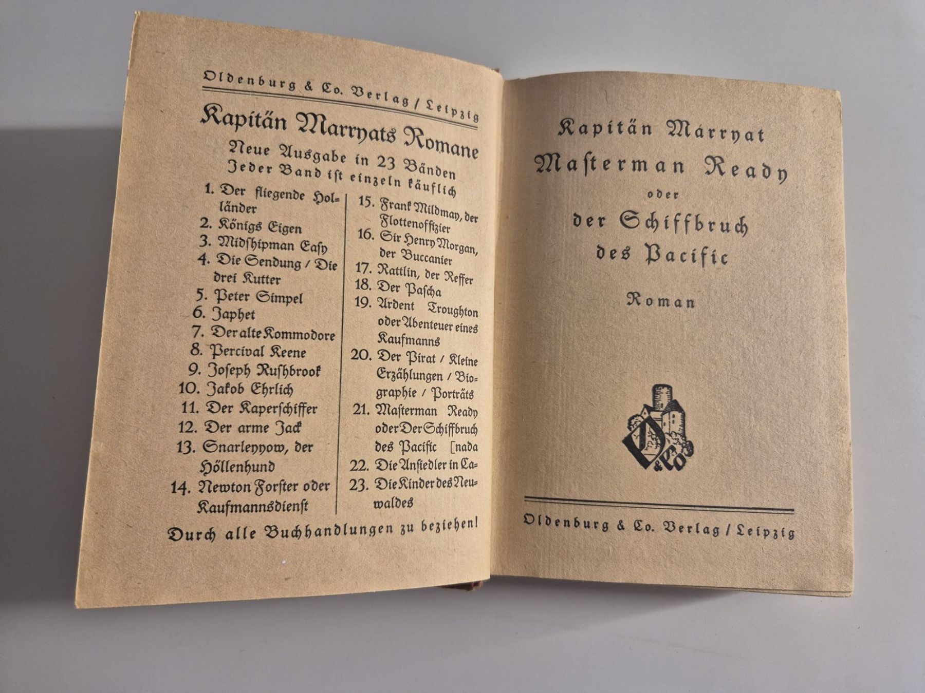 Libri: Kapitän Marryat: Masterman Ready – Usato da Effretikon venduto da Malou 2