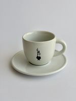 Tasse et sous-tasse Bialetti Porcellana blanc
